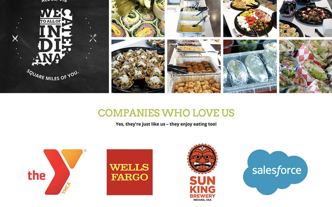 Nameless-Website section with image galleries and logos Nameless-Website section with image galleries and logos