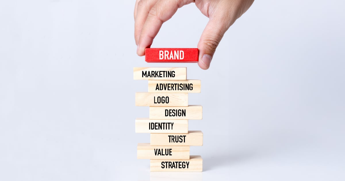 Block labeled "brand."