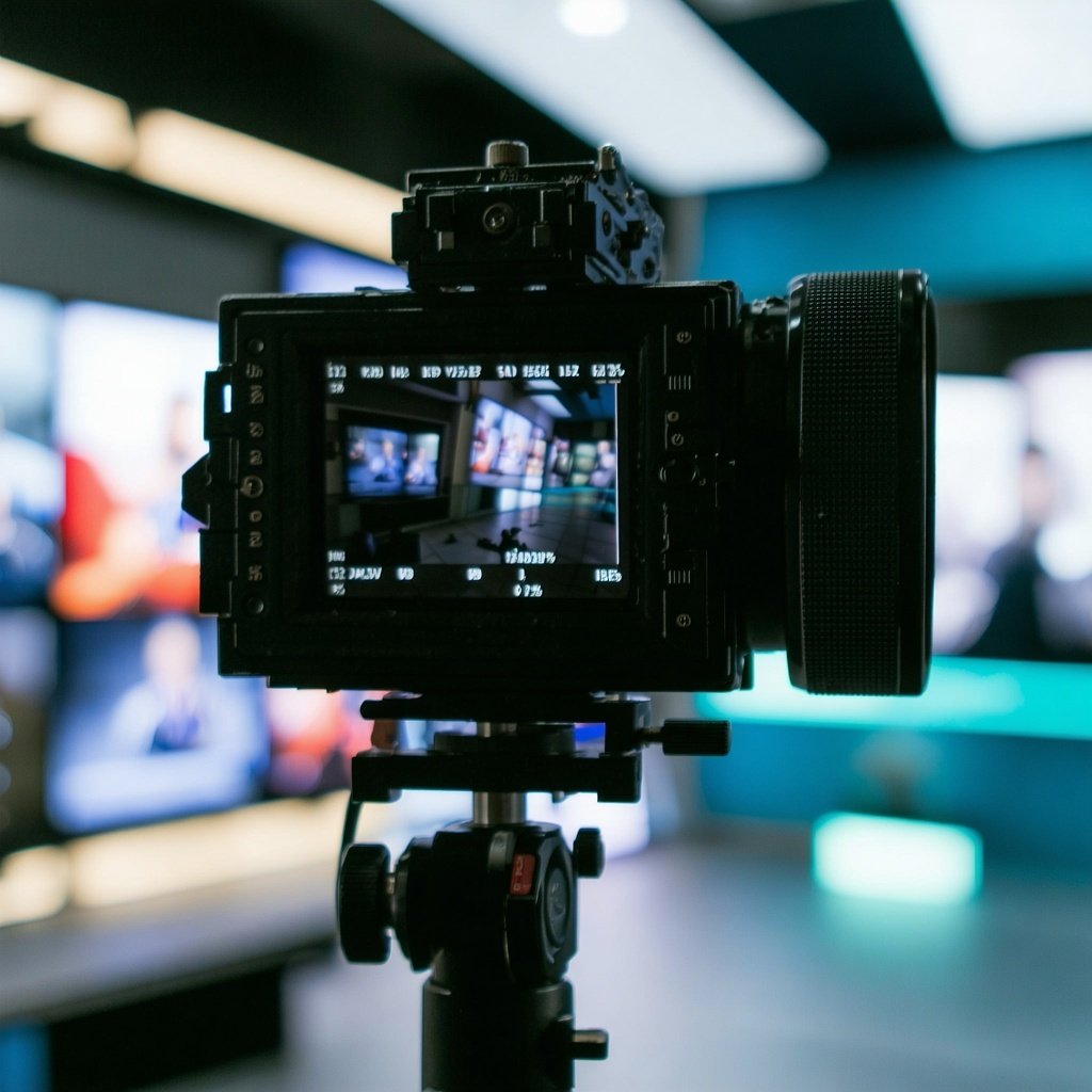 Video camera.